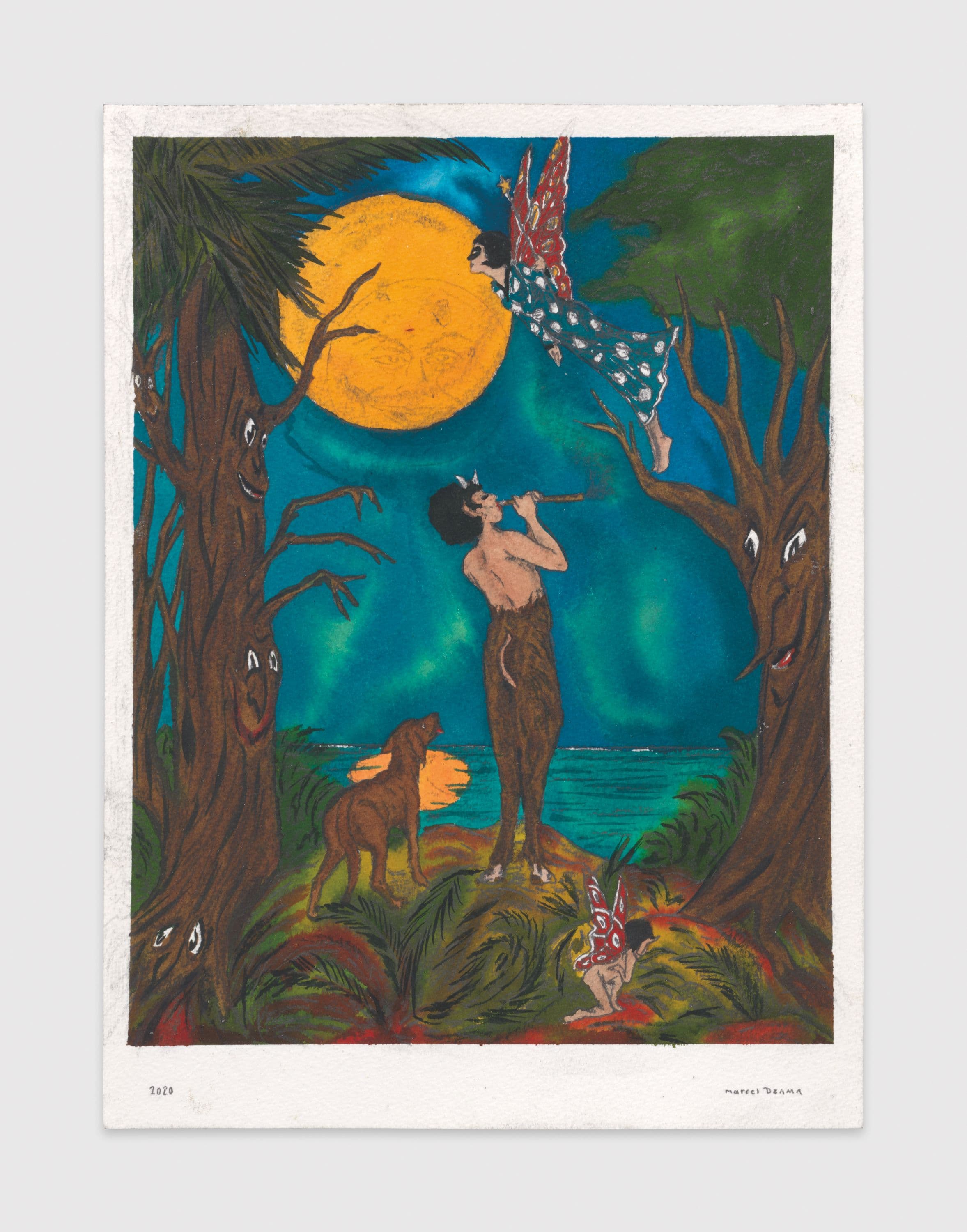 Marcel Dzama, ’A Song That Rouses Passions,’ 2020