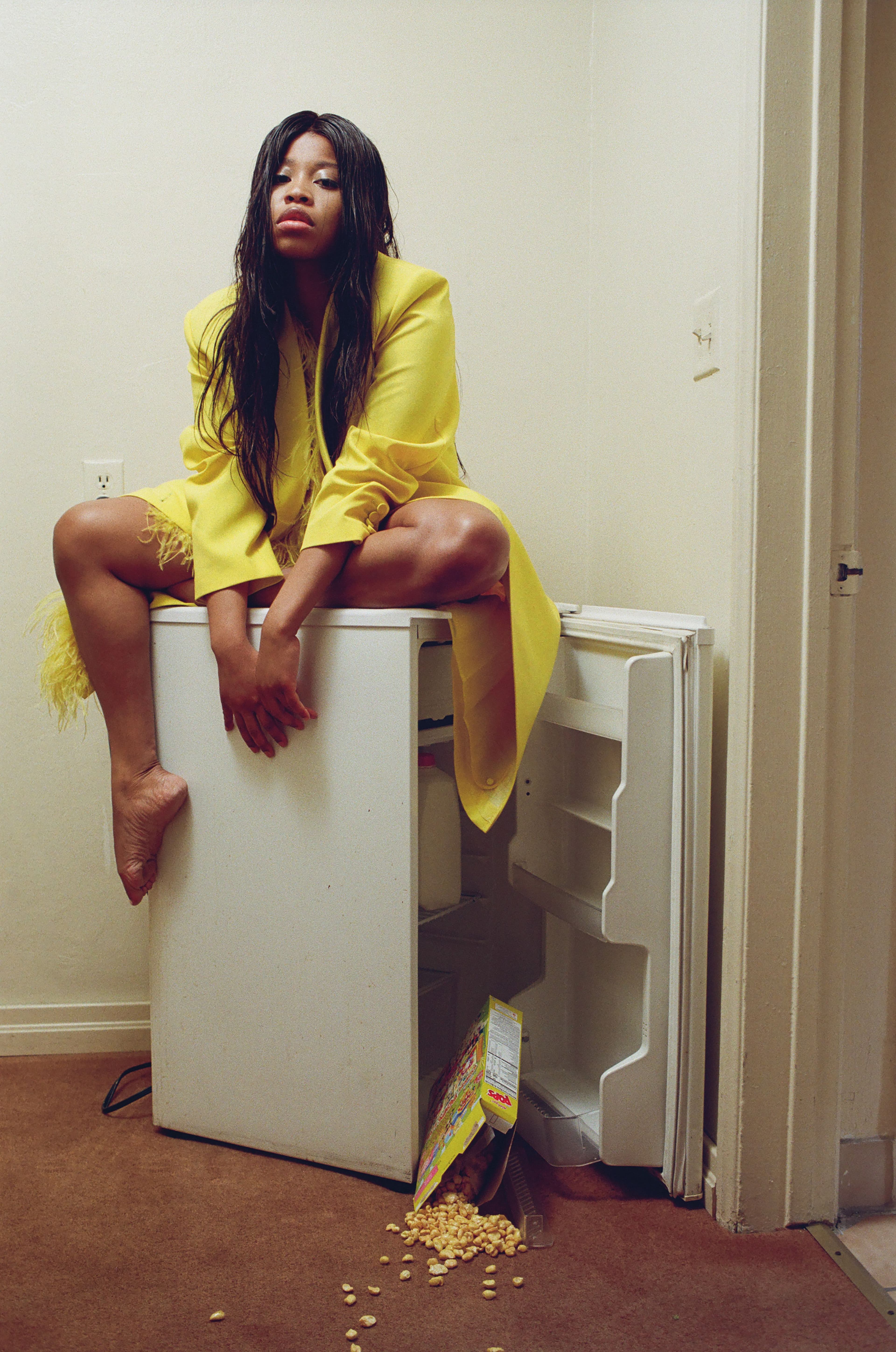 All clothing by Valentino