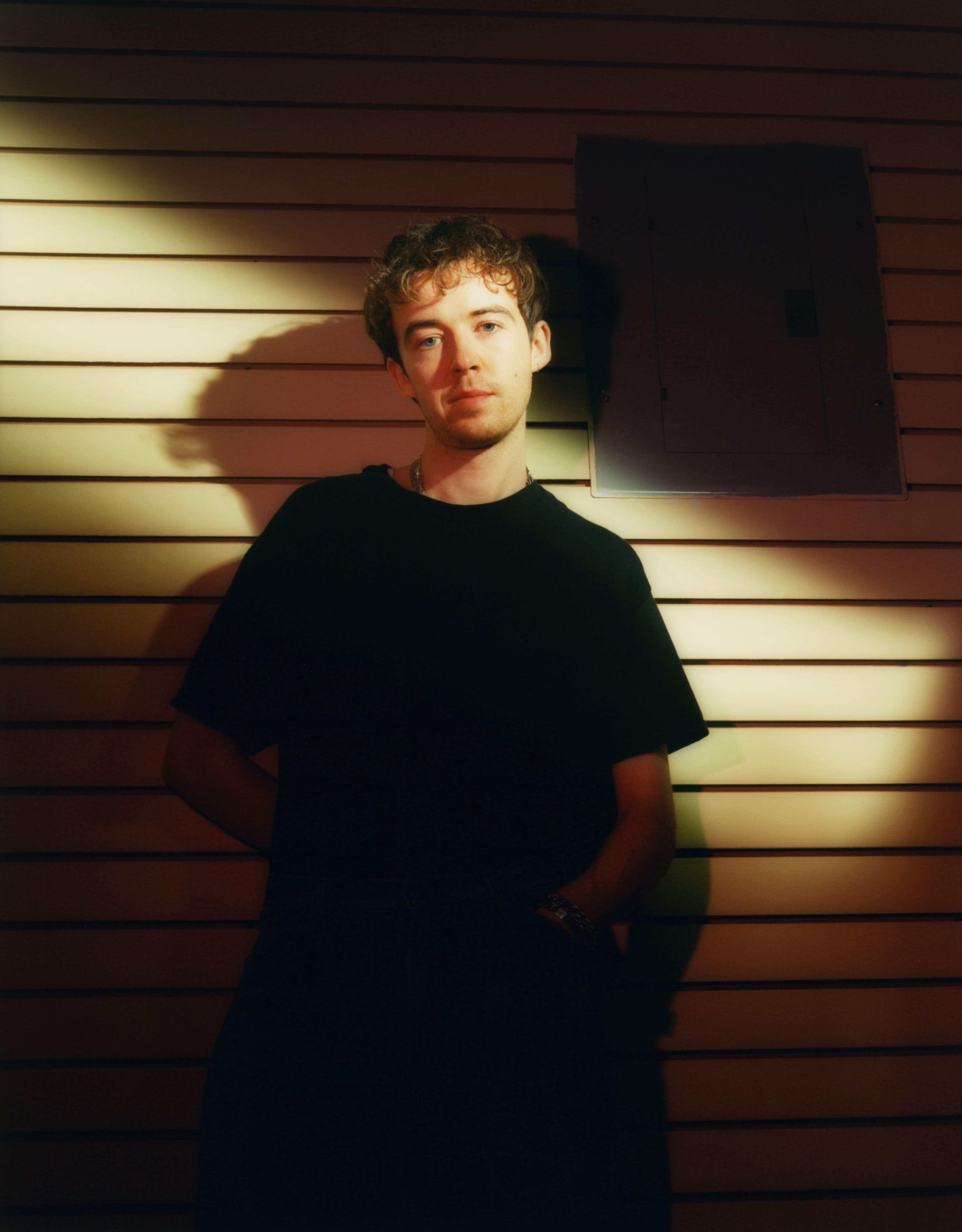 T-shirt, stylist’s own. Jeans by R13.