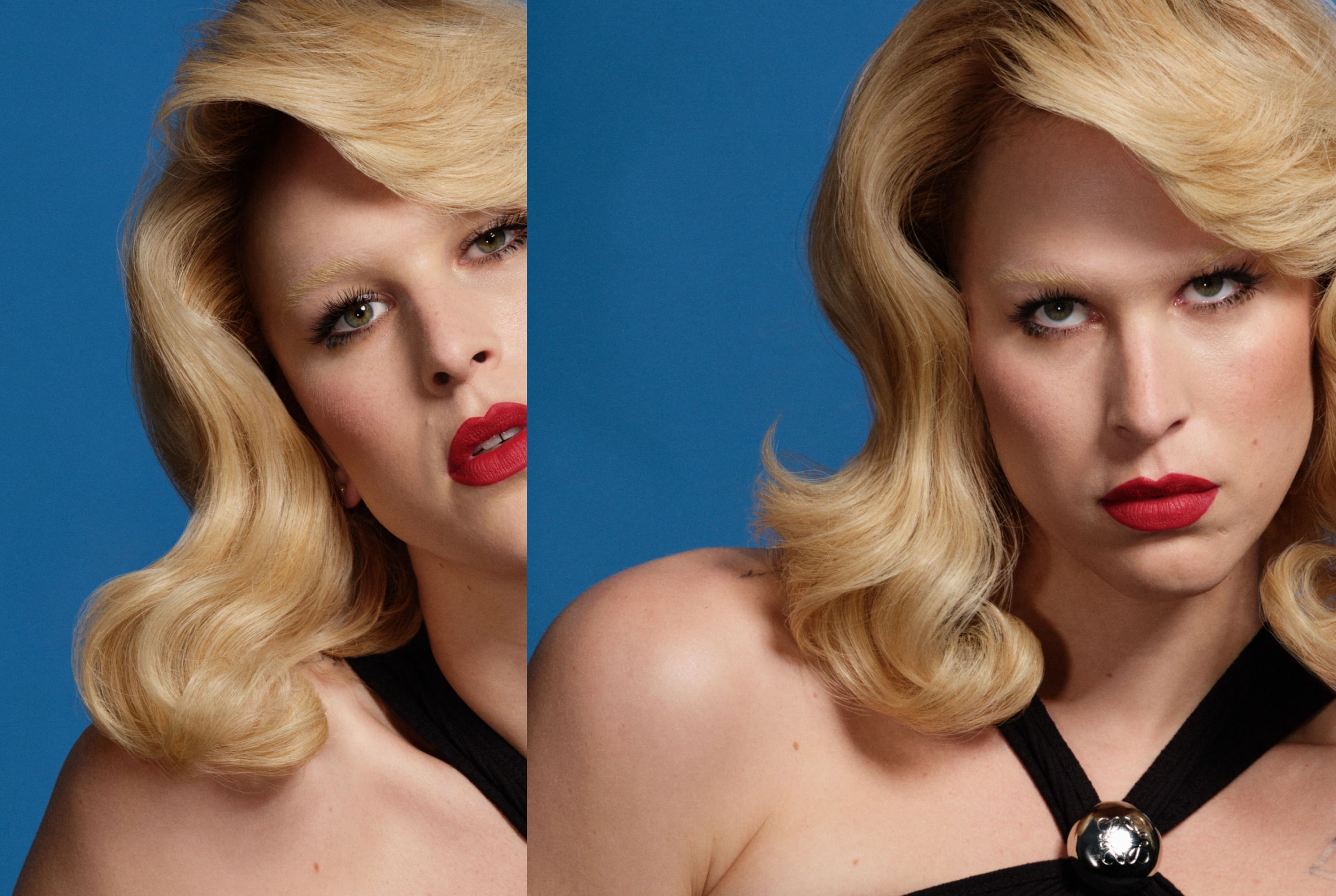 Dress by Loewe. Earrings, Dorfman’s own.