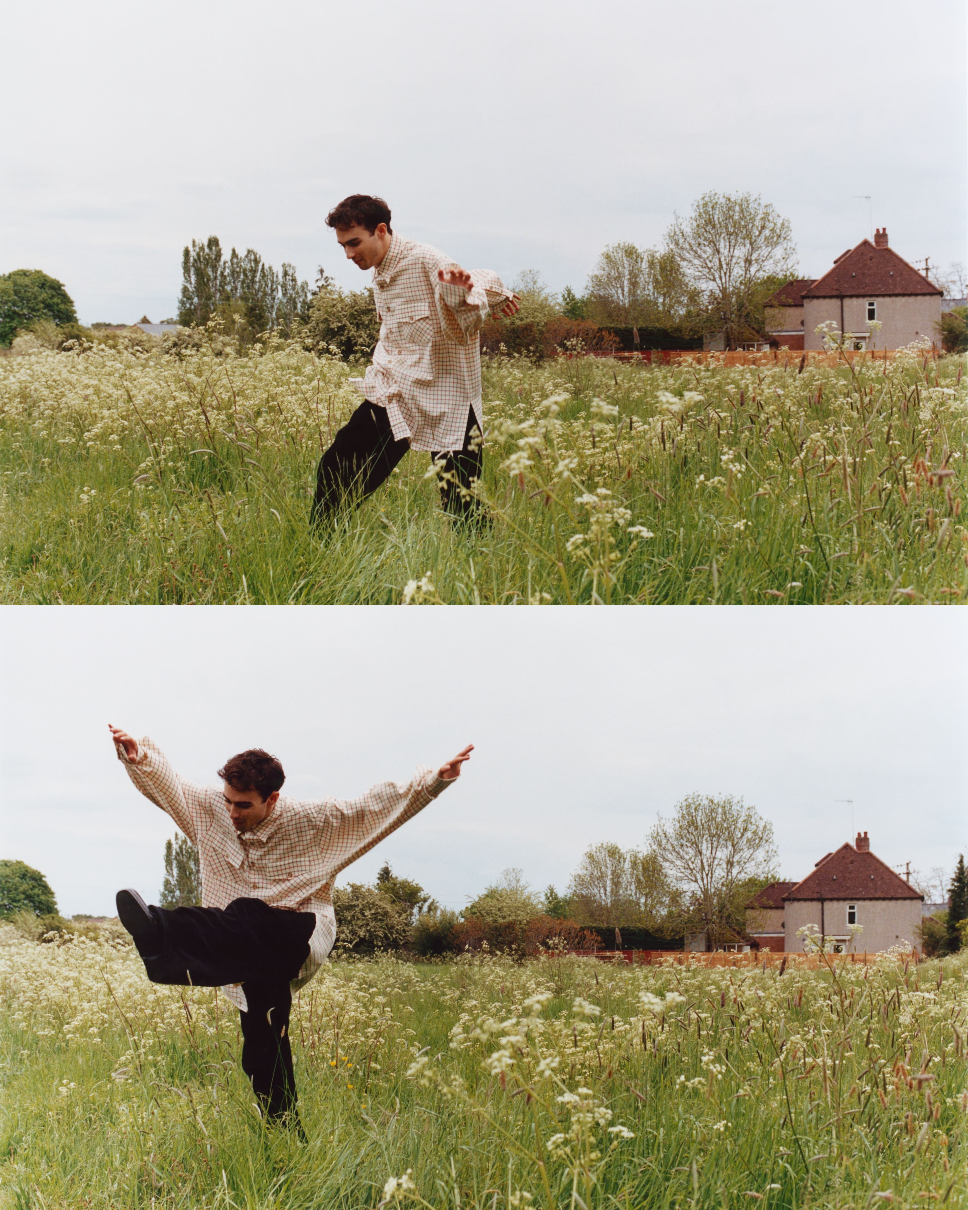 Shirt by S.S. Daley. Pants by Tommy Hilfiger.