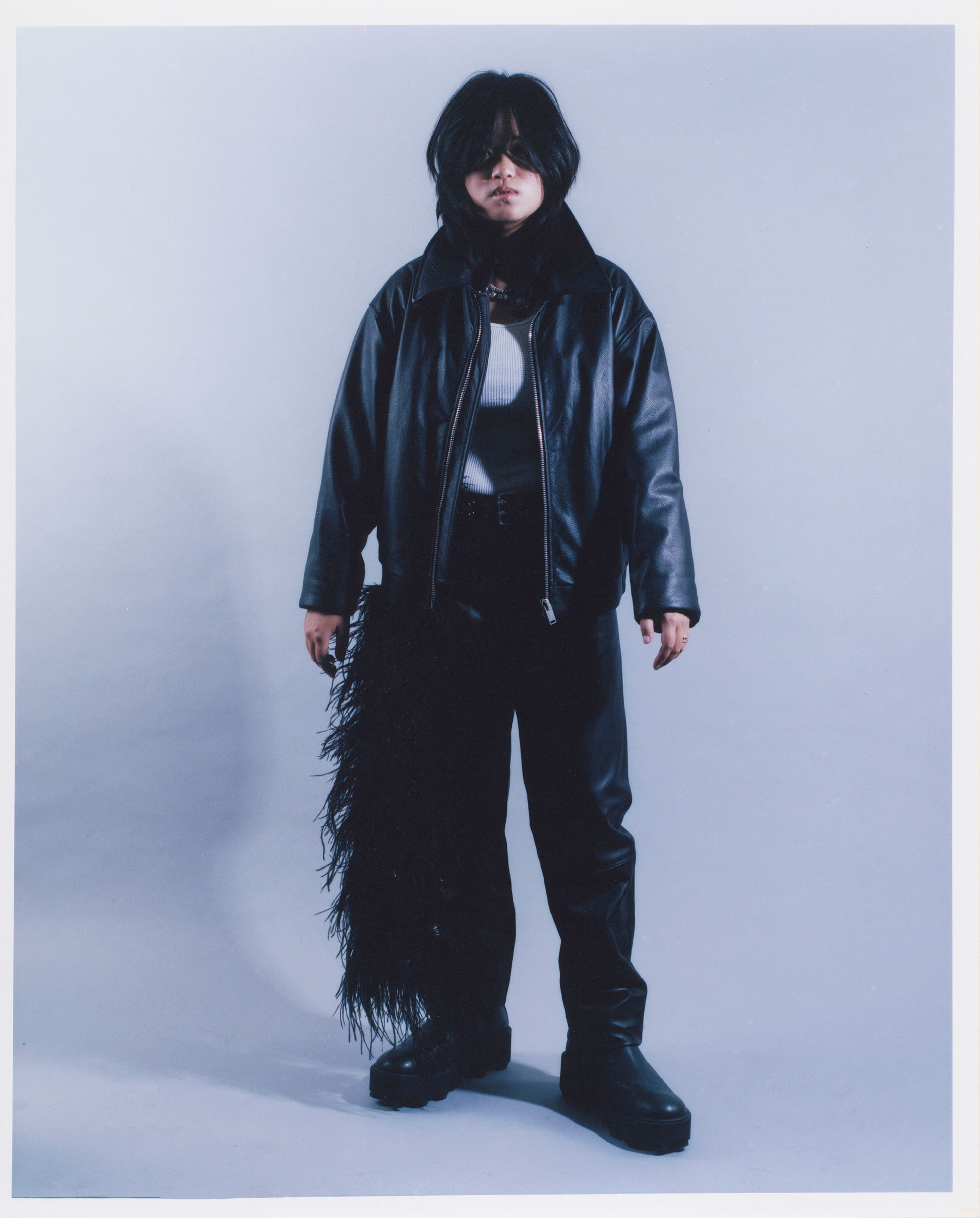 All clothing by Second/Layer. Boots by S.R. STUDIO. LA. CA.