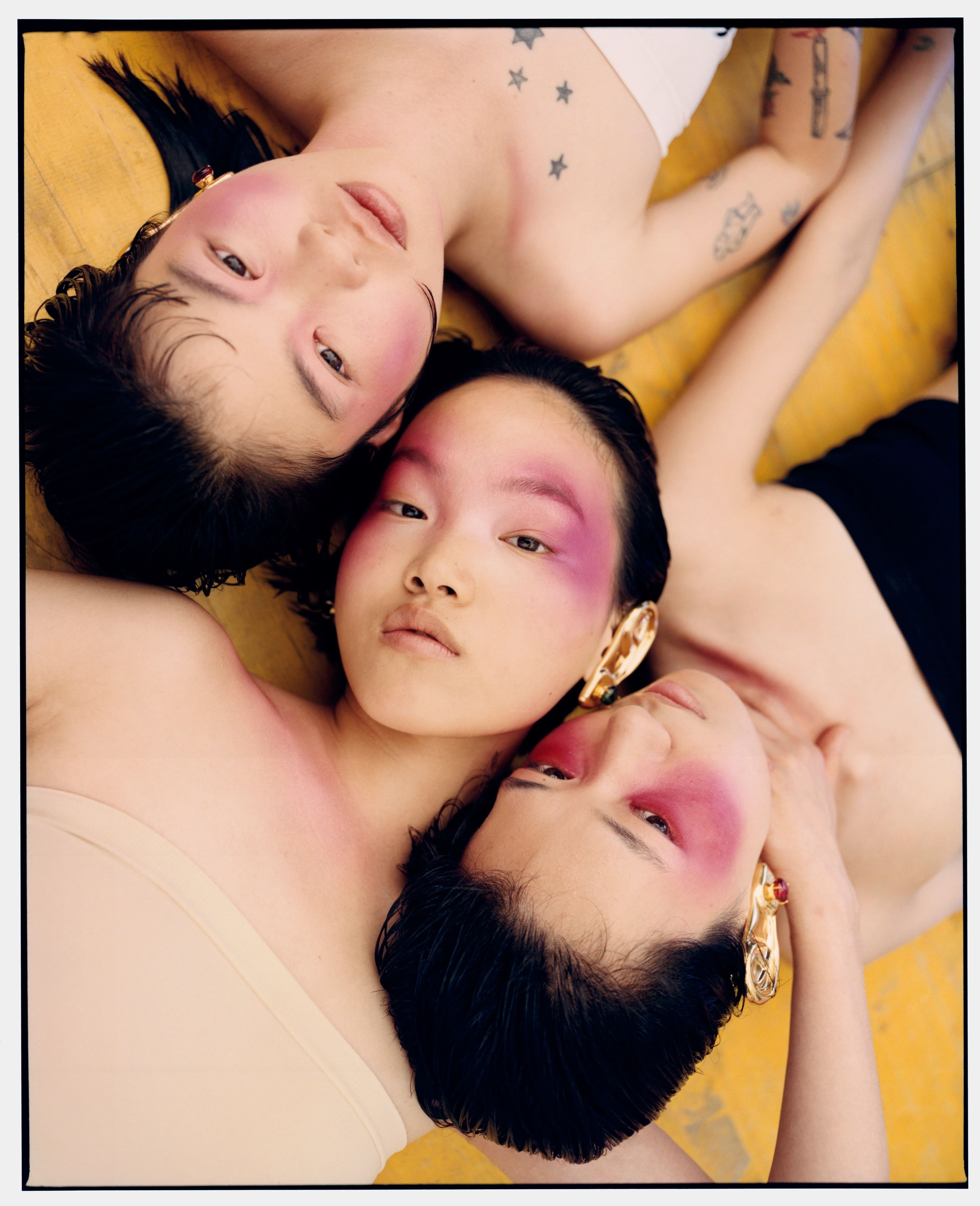 Luna Wu, Pan Haowen, Manami Kinoshita, Rouge Fashion Book, September 2019