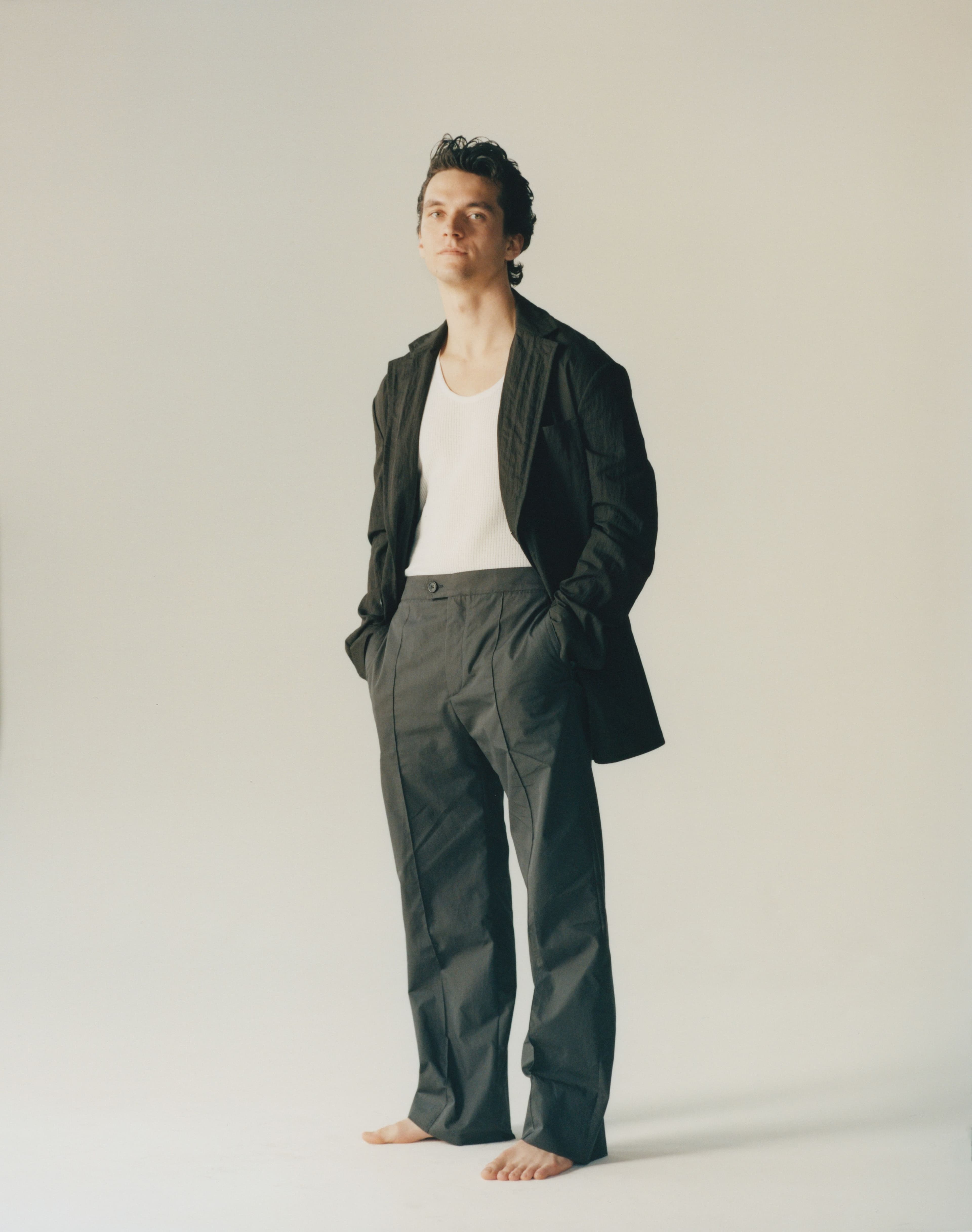 Jacket and pants by Hermès. Top, stylist’s own.