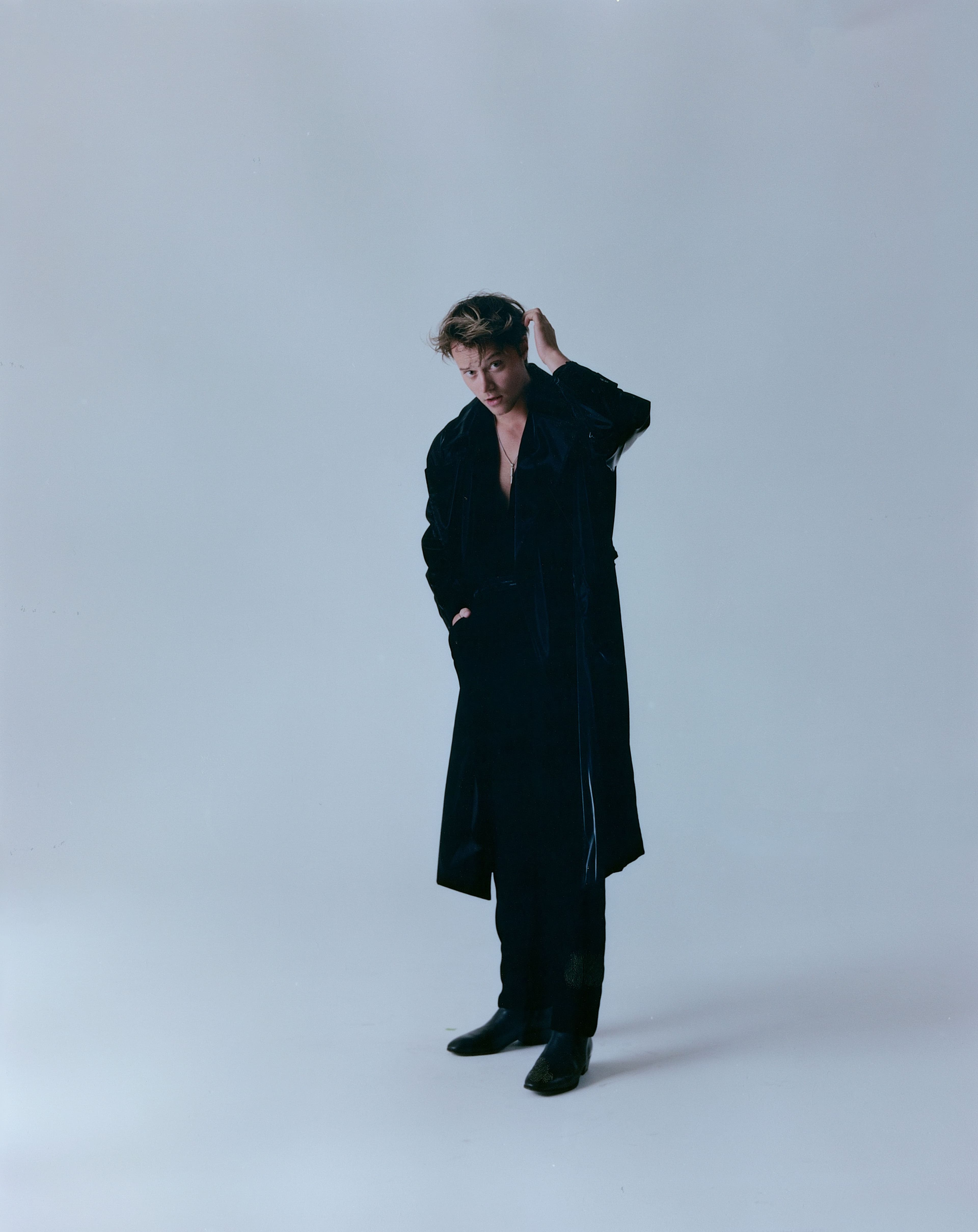 All clothing by Saint Laurent. Boots, worn throughout, by Jean Baptiste Rautureau.