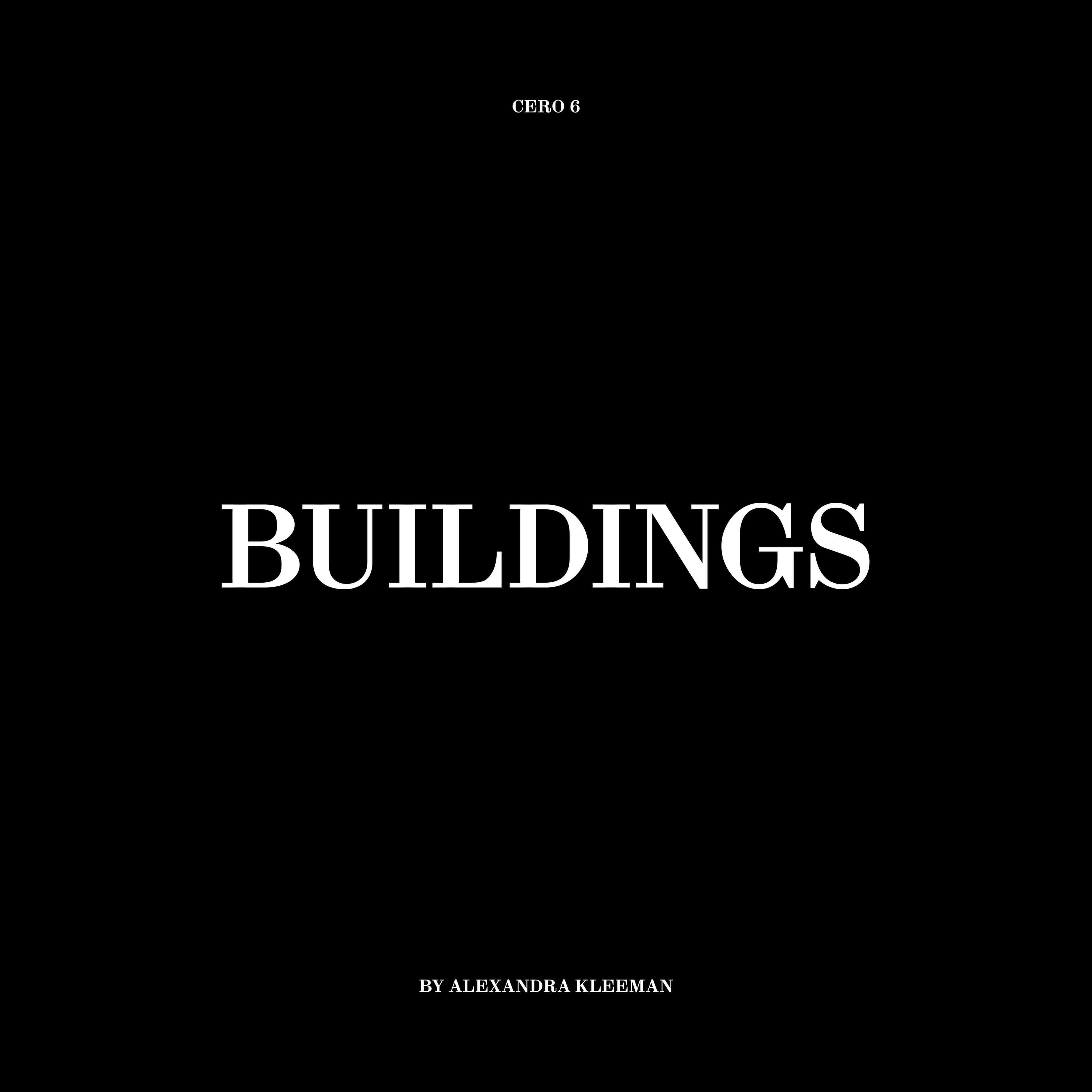 Buildings by Alexandra Kleeman