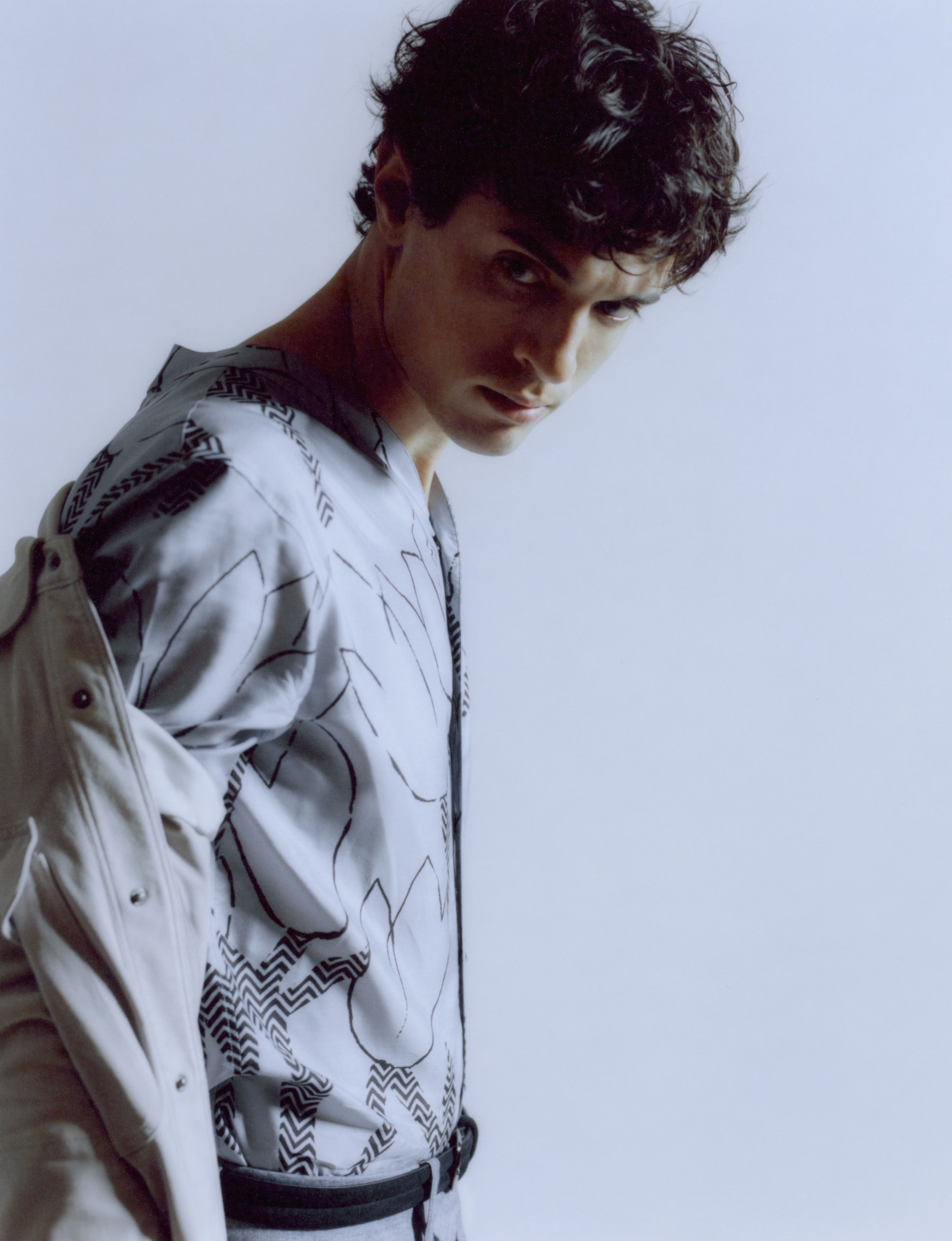 All clothing by Giorgio Armani