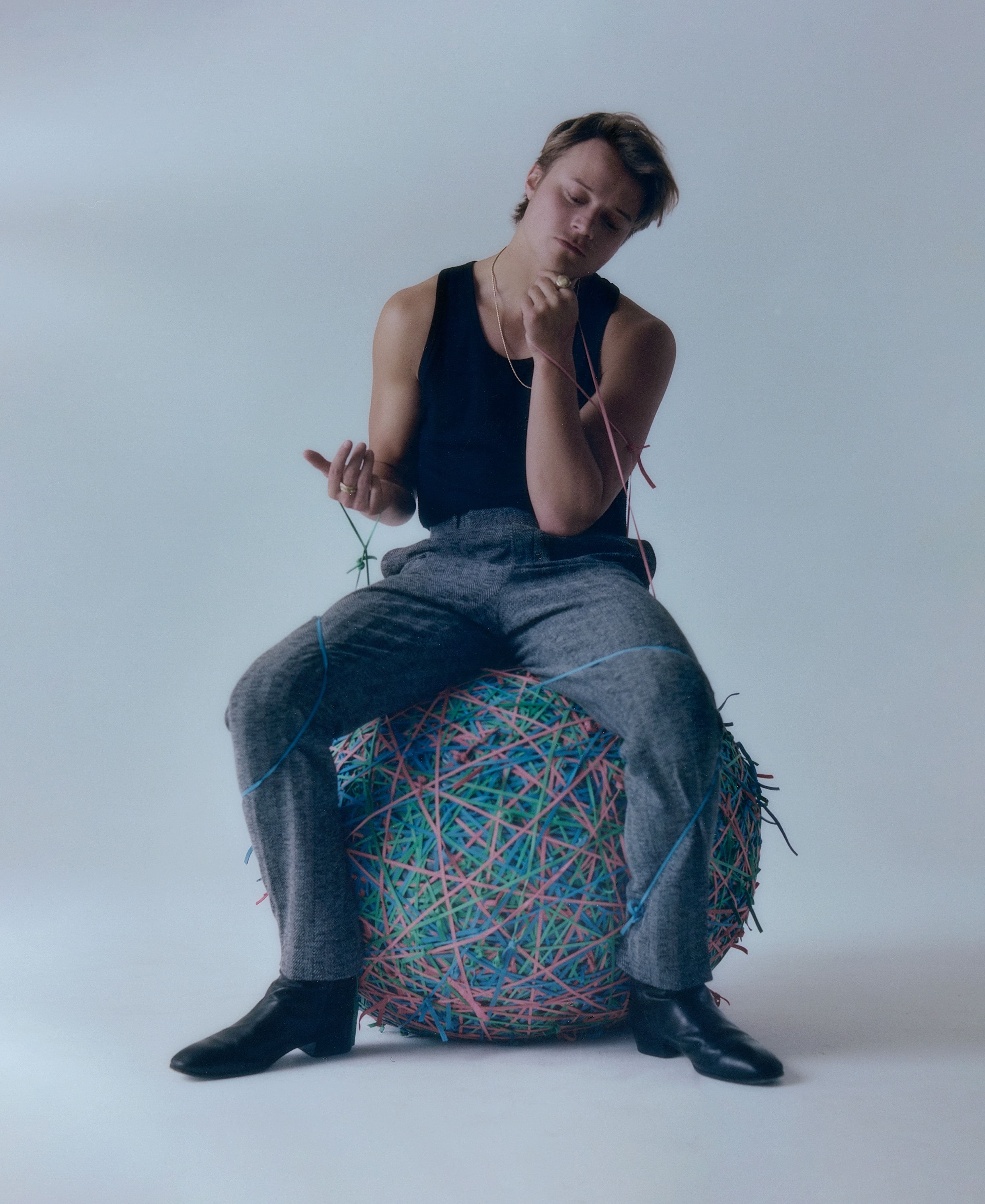 Tank top by Hanro. Pants by Dzojchen.