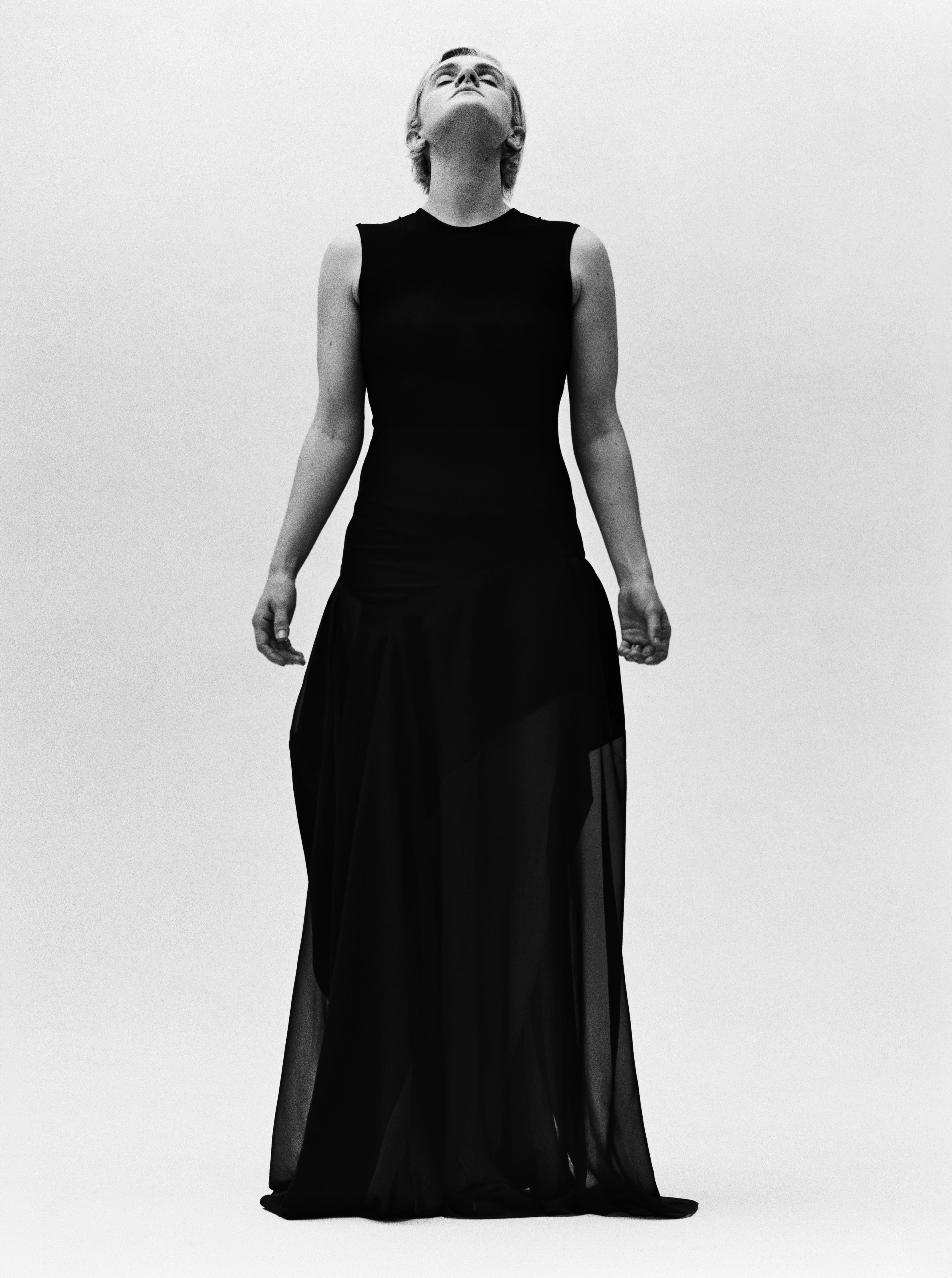 DRESS by ,Ashlyn. ,SHOES by ,Louis Vuitton.