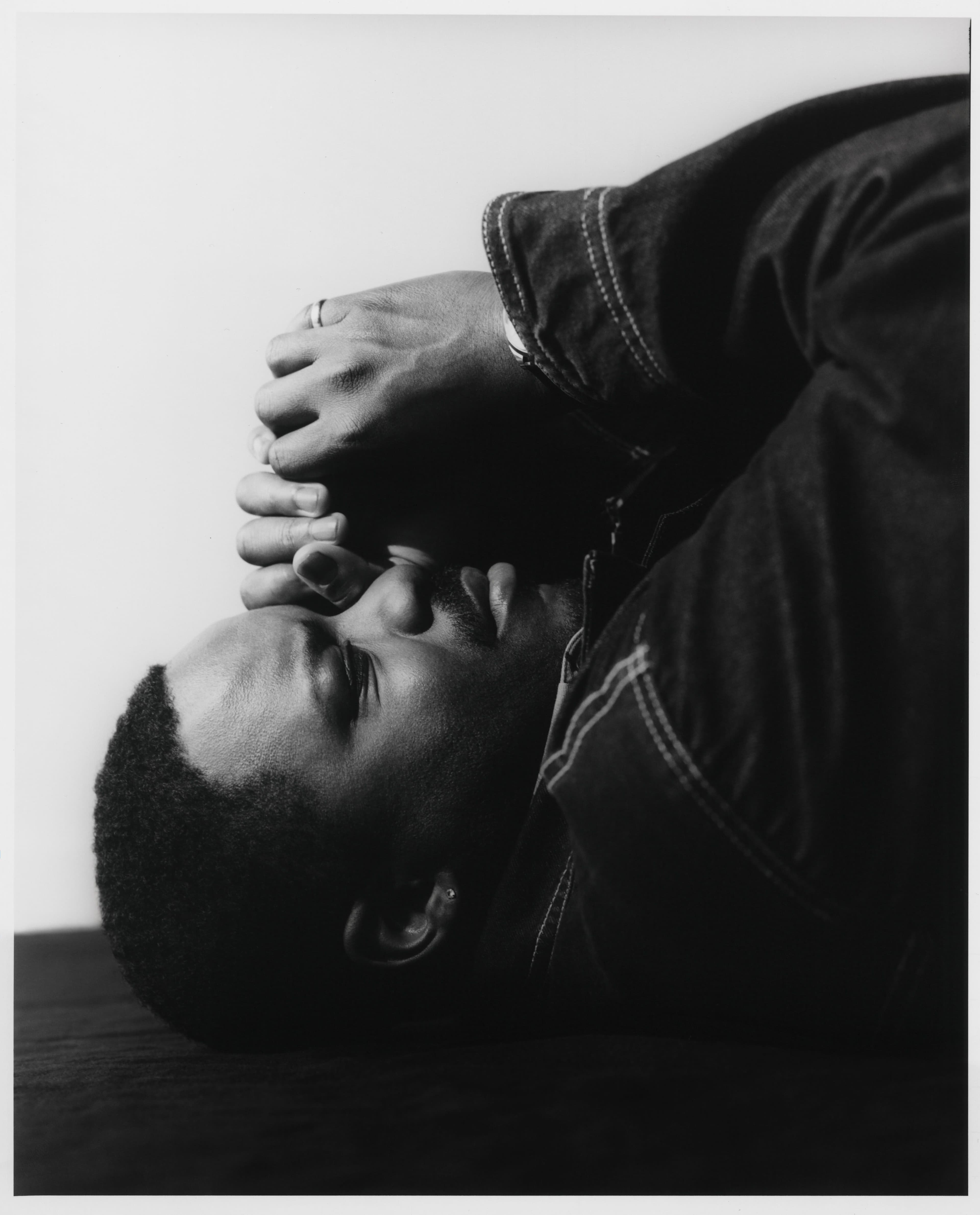 Vintage jacket by Sean John and vintage shirt by Dries Van Noten from Arara Archive