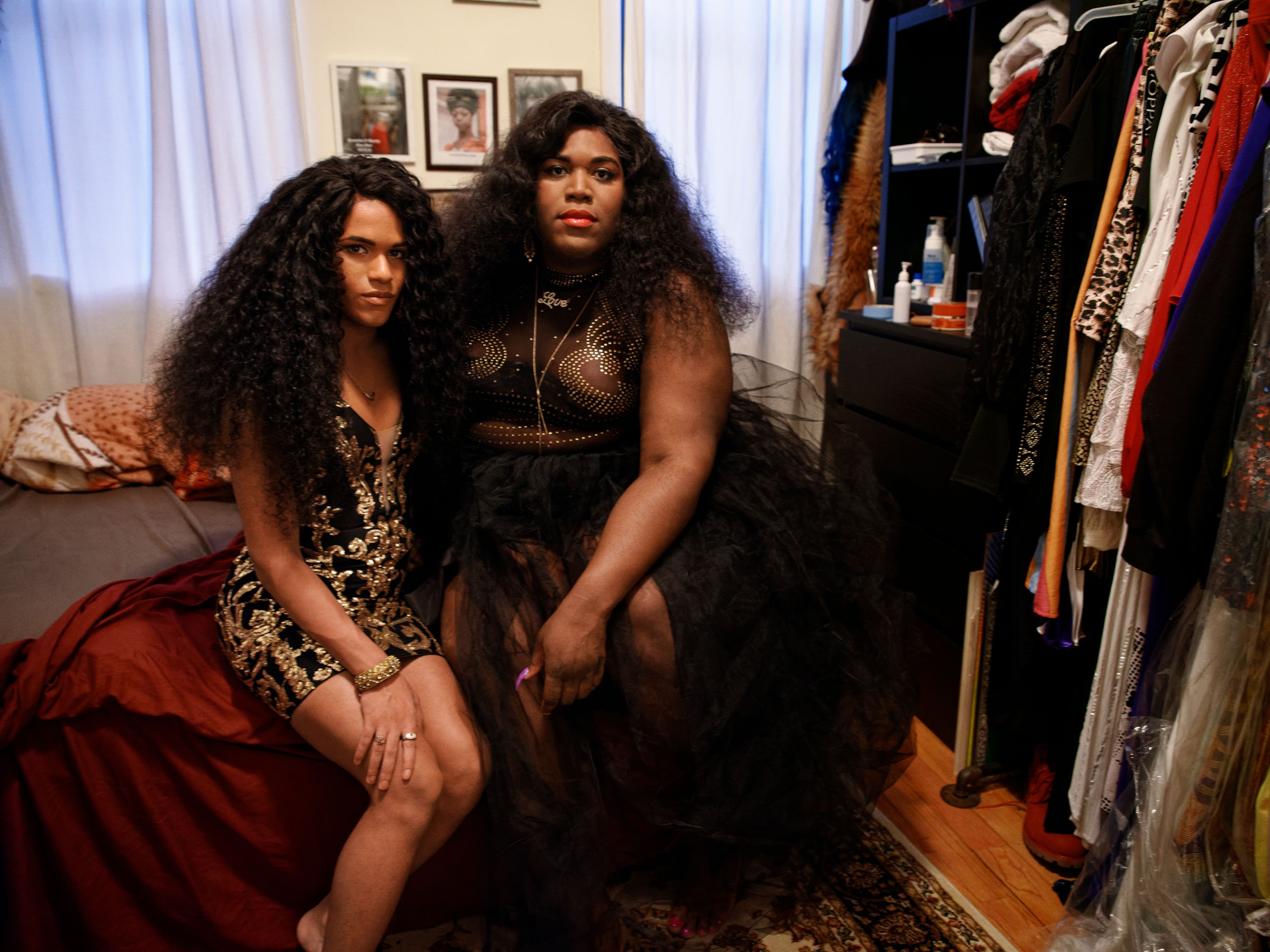 Joela Rivera and Qween Jean